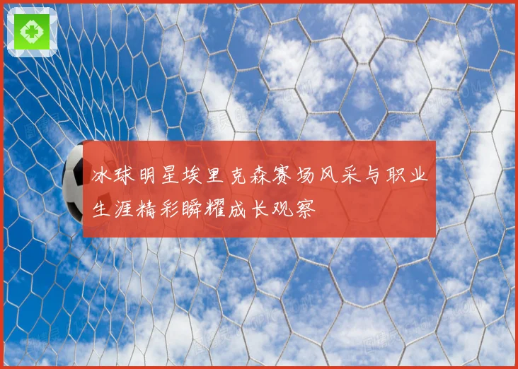 冰球明星埃里克森赛场风采与职业生涯精彩瞬耀成长观察